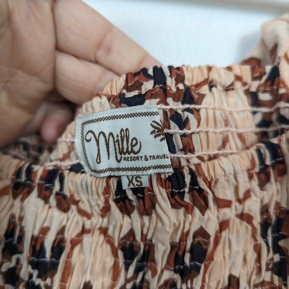 Mille Athena Sayulita Cotton Peplum Summer Tank Top - Picture 6 of 8